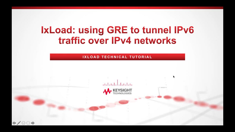 IxLoad 9.00 - GRE